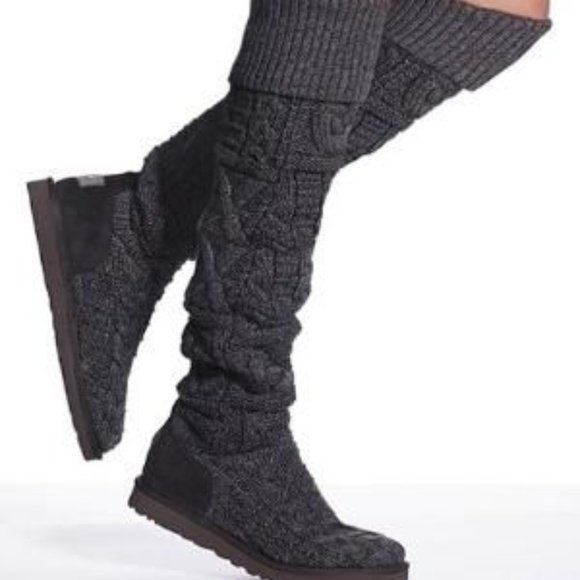 ugg cable knit boots